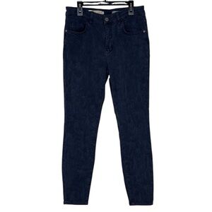 Anthropologie Pilcro and the Letterpress Slate Blue High-Rise Skinny Jeans